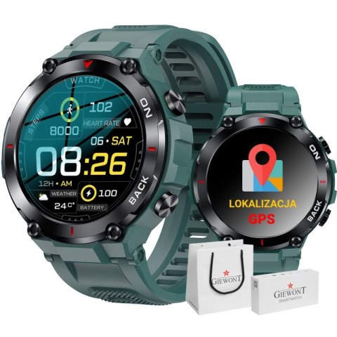 Smartwatch GIEWONT Pionier GPS GW460-2 - Sea Green