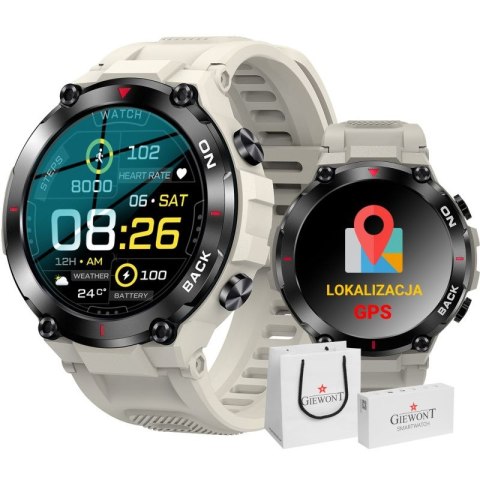 Smartwatch GIEWONT Pionier GPS GW460-3 - Light Stone