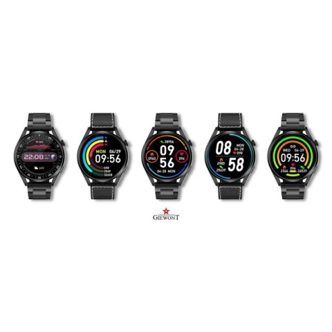 Smartwatch GIEWONT Vertex SmartCall GW450-2 Carbon/Carbon Leather