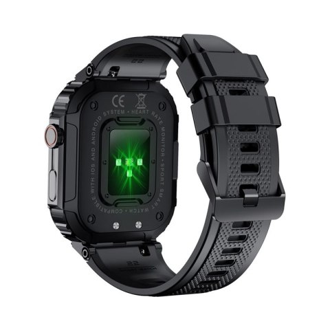 Smartwatch VELTORI VT200-1 Czarny Pasek Silikonowy