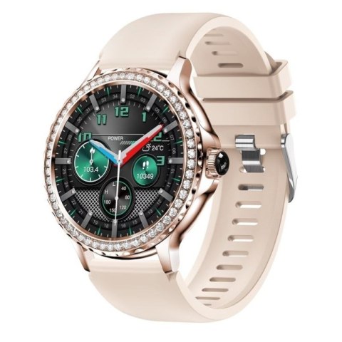 Smartwatch Damski Rubicon RNCF19-1 Różowe Złoto Bransoleta + Pasek