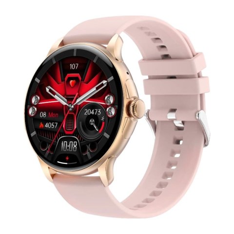 Smartwatch Damski Rubicon RNCF35 ROSE GOLD Bransoleta + Pasek Pink