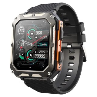 Smartwatch Męski Rubicon RNCF27 BLACK/ORANGE