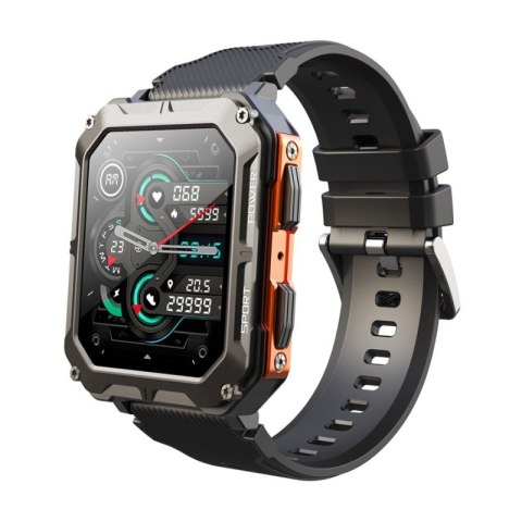 Smartwatch Męski Rubicon RNCF27 BLACK/ORANGE