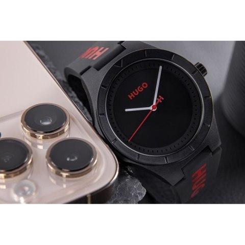 Zegarek Męski HUGO Lit For Him Black 1530343 + BOX