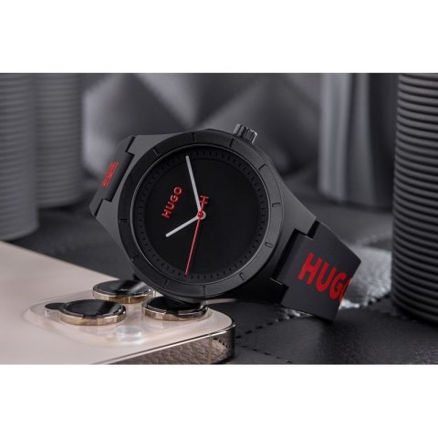 Zegarek Męski HUGO Lit For Him Black 1530343 + BOX