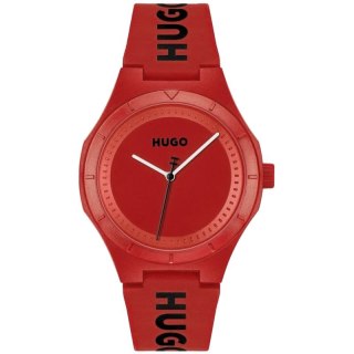 Zegarek Męski HUGO Lit For Him Red 1530346 + BOX