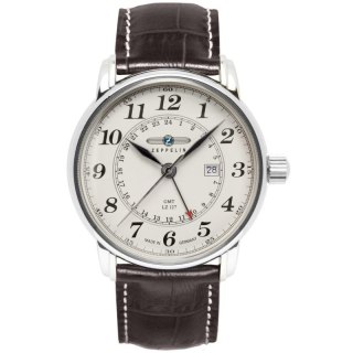 Zegarek Męski ZEPPELIN LZ127 Graf Zeppelin GMT 7642-5 + BOX