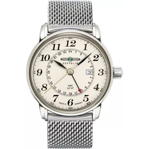 Zegarek Męski ZEPPELIN LZ127 Graf Zeppelin GMT 7642M-5 + BOX