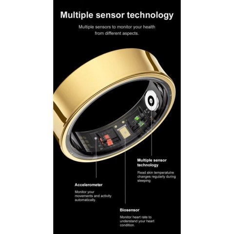 Smart Ring RUBICON R2 Silver SIZE-7(US) SMARUB319