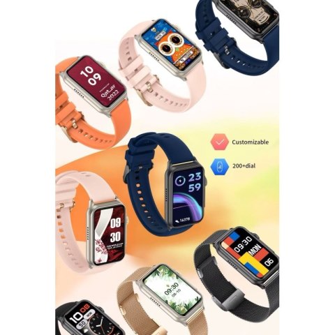 Smartwatch Damski RUBICON RNCF06 Black/Dark Blue SMARUB220