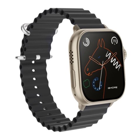 Smartwatch Męski RUBICON RNCF17 Tytan/Black SMARUB268