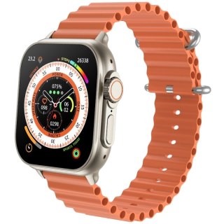 Smartwatch Męski RUBICON RNCF17 Tytan/Orange SMARUB269