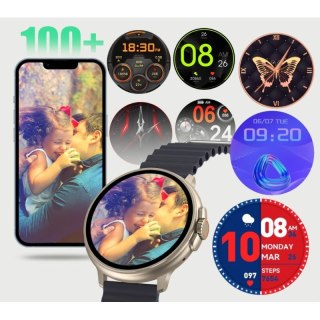 Smartwatch RUBICON RNCF15 Tytan/Black SMARUB259