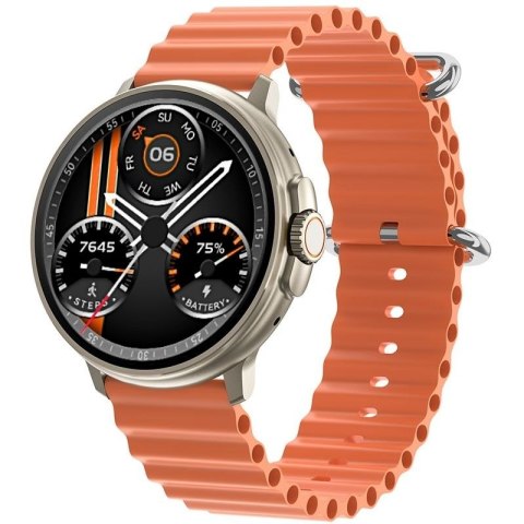 Smartwatch RUBICON RNCF15 Tytan/Orange SMARUB258