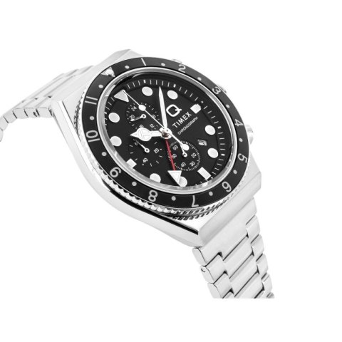 Zegarek Męski TIMEX Q Timex 3-Time Zone Chronograph TW2V69800 + BOX