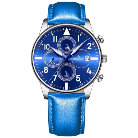 Zegarek Męski Giewont Chronograph Sapphire Niebieski GW5630-A5