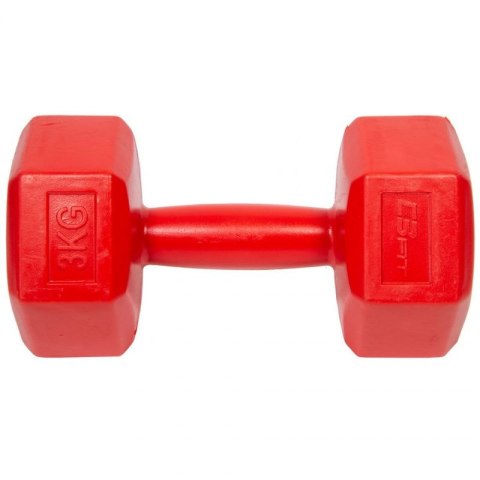 Zestaw hantli kompozytowych EB FIT 2x3kg czerwone 1027036