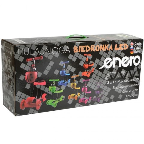 Hulajnoga balansowa jeździk 3w1 Enero Biedronka 1017679