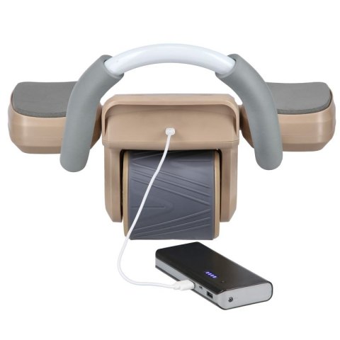 Automatyczne koło do ćwiczeń mięśni brzucha KA08 z wyświetlaczem LCD i ładowaniem HMS