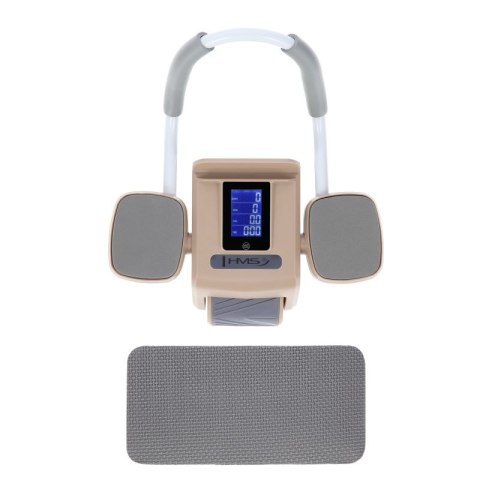 Automatyczne koło do ćwiczeń mięśni brzucha KA08 z wyświetlaczem LCD i ładowaniem HMS