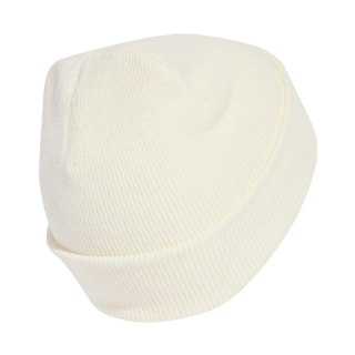 Czapka adidas New Logo Beanie Cuff kremowa JX5745
