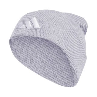 Czapka adidas New Logo Beanie Cuff szara JX5746