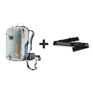 Plecak lawinowy Deuter Alproof Lite 22L - tin/black + Czujnik Garmin HRM Dual