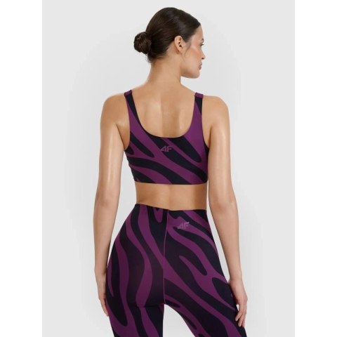 Biustonosz do jogi i pilatesu ze średnim wsparciem 4F 4FWSS25USBAF165-50A