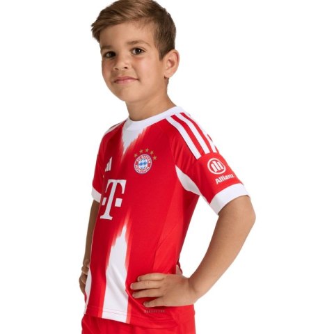 Komplet sportowy dla dzieci adidas FC Bayern 25/26 Home czerwony JN8510