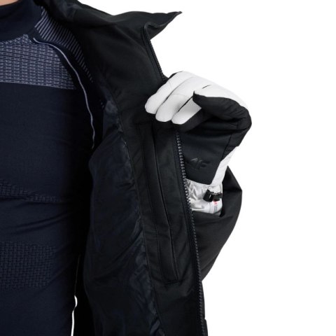 Kurtka narciarska męska 4F M0788 głęboka czerń 4FWAW25TTJAM0788 20S