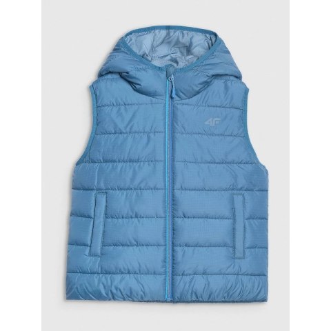 Bezrękawnik puchowy z wypełnieniem syntetycznym chłopięcy 4F 4FJRAW25TVJAM324-32S