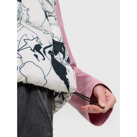 Bezrękawnik puchowy z wypełnieniem syntetycznym dziewczęcy 4F 4FJRAW25TVJAF320-11A