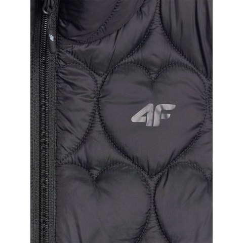 Bezrękawnik puchowy z wypełnieniem syntetycznym dziewczęcy 4F 4FJRAW25TVJAF323-20S