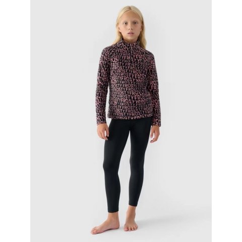 Bielizna termoaktywna polarowa (góra) dziewczęca 4F Junior 4FJWAW24UFLEF051-64A