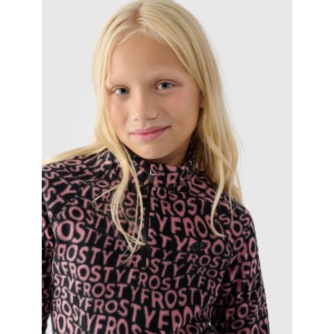 Bielizna termoaktywna polarowa (góra) dziewczęca 4F Junior 4FJWAW24UFLEF051-64A