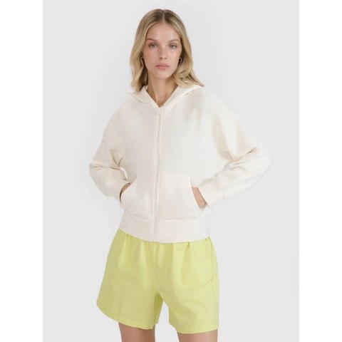 Bluza dresowa rozpinana z kapturem damska 4F 4FRSS25TSWSF2195-11S