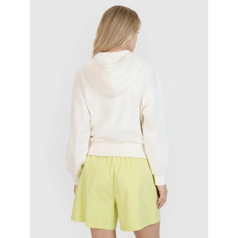 Bluza dresowa rozpinana z kapturem damska 4F 4FRSS25TSWSF2195-11S