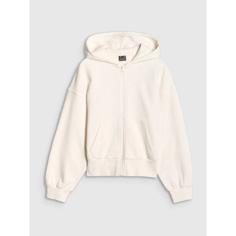 Bluza dresowa rozpinana z kapturem damska 4F 4FRSS25TSWSF2195-11S