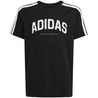 Koszulka dla dzieci adidas Codes Collegiate Graphic Tee czarna JL6139