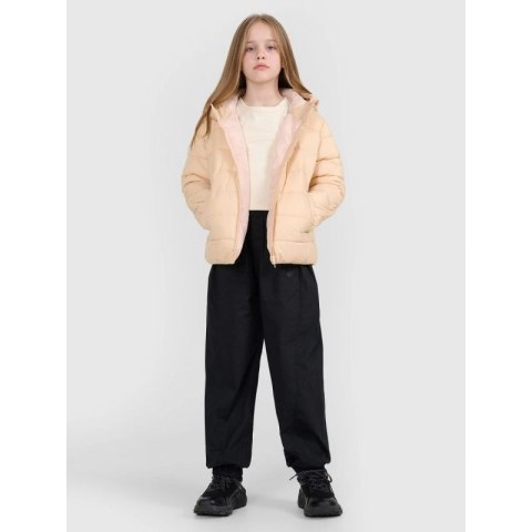 Kurtka puchowa z wypełnieniem syntetycznym dziewczęca 4F 4FJRAW25TDJAF0816-83S