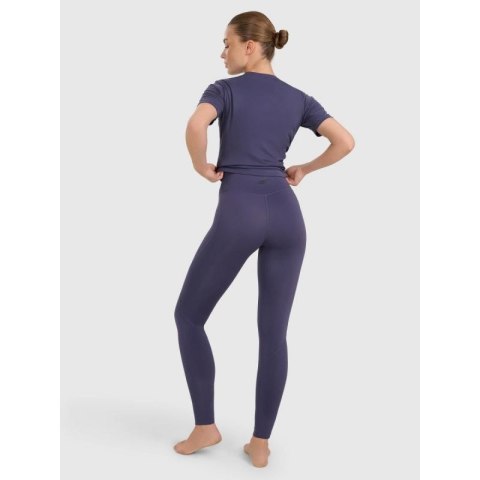 Legginsy do jogi i pilatesu szybkoschnące damskie 4F 4FWAW25TFTIF369-31S