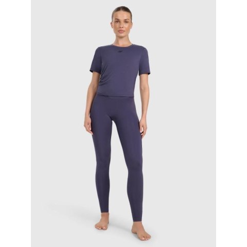 Legginsy do jogi i pilatesu szybkoschnące damskie 4F 4FWAW25TFTIF369-31S