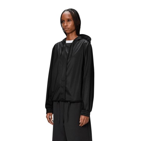 Rains damska kurtka przeciwdeszczowa STRING W JACKET W3 18040 84 BLACK GRAIN