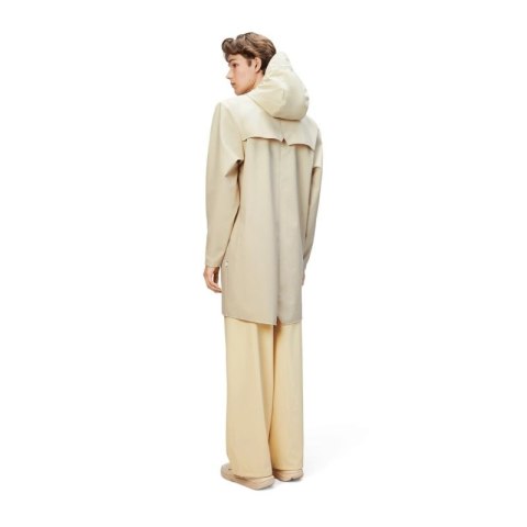 Rains długa kurtka unisex LONG JACKET W3 12020 26 DUNE