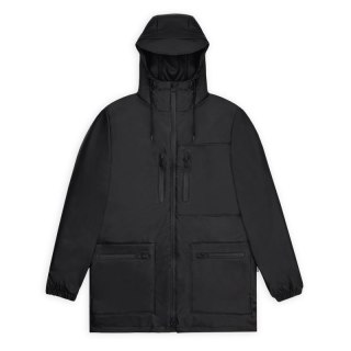 Rains kurtka przeciwdeszczowa CARGO LONG JACKET W3 12060 01 BLACK