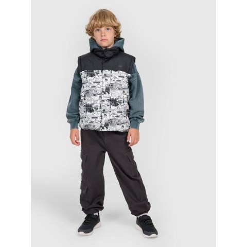 Bezrękawnik puchowy z wypełnieniem syntetycznym chłopięcy 4F 4FJRAW25TVJAM321-10A