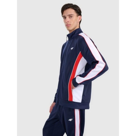 Bluza dresowa rozpinana bez kaptura męska 4F 4FRAW25TSWSM2459-31S