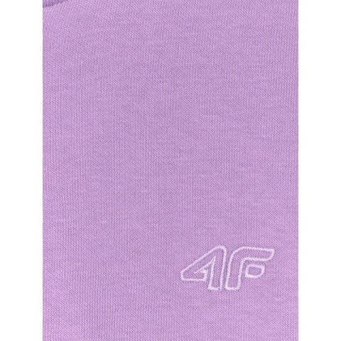 Bluza dresowa rozpinana z kapturem dziewczęca 4F 4FJRAW25TSWSF2466-51S