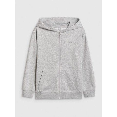 Bluza dresowa rozpinana z kapturem dziewczęca 4F 4FJWMM00TSWSF1861-25M